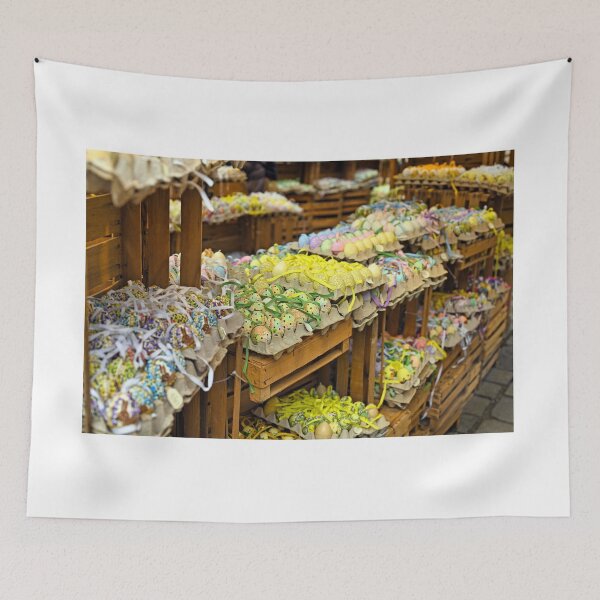 Item preview, Colorful and painted Easter eggs in An Hof Easter market Vienna Austria designed and sold by goceris.