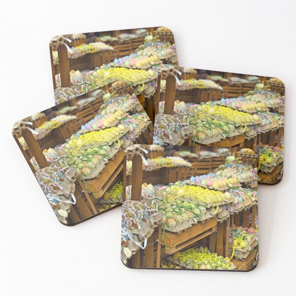 Item preview, Colorful and painted Easter eggs in An Hof Easter market Vienna Austria designed and sold by goceris.