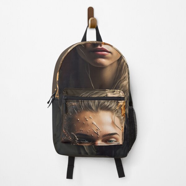 Item preview, Modern Art Portrait of a young blonde Woman, digital art for print designed and sold by ManuelAndreas.
