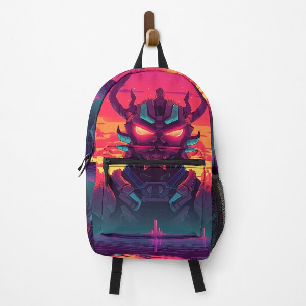 Item preview, Neon Retrowave Cyber Demon #2 designed and sold by RESToRAPTOR.