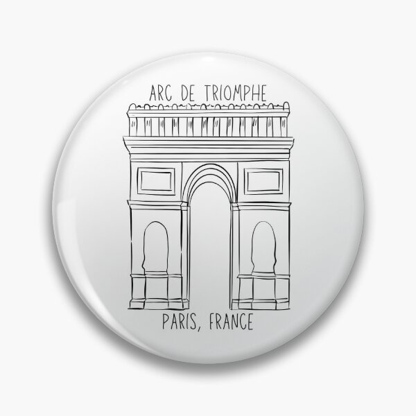 Aperçu de l'œuvre ARC DE TRIOMPHE PARIS FRANCE créée et vendue par ThePinkProject.