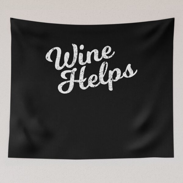 Item preview, Wine Helps Red White Enthusiast Gift designed and sold by 14thFloor.