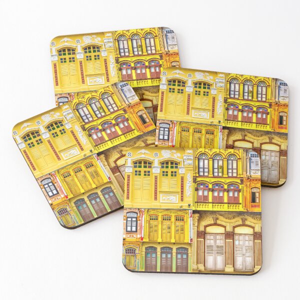 Item preview, Singapore, Heritage Shophouses of Singapore, in YELLOW designed and sold by John Seaton Callahan.