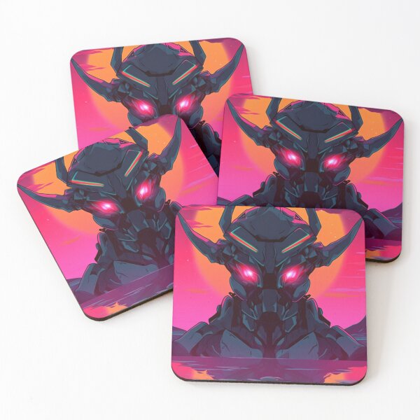 Item preview, Neon Retrowave Cyber Demon #3 designed and sold by RESToRAPTOR.