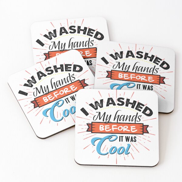 Item preview, I washed my hands before it was cool designed and sold by abluebell.