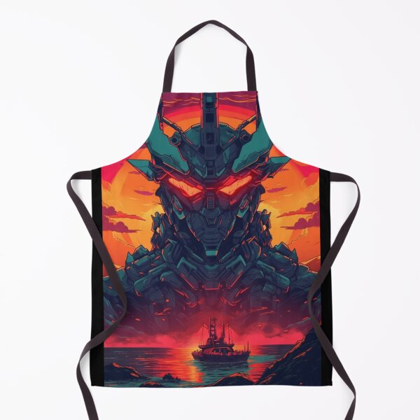 Item preview, Neon Retrowave Cyber Demon #4 designed and sold by RESToRAPTOR.