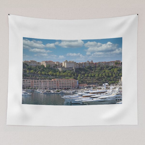 Item preview, Port Hercules with luxury yachts and sailboats in Monte Carlo Monaco  designed and sold by goceris.