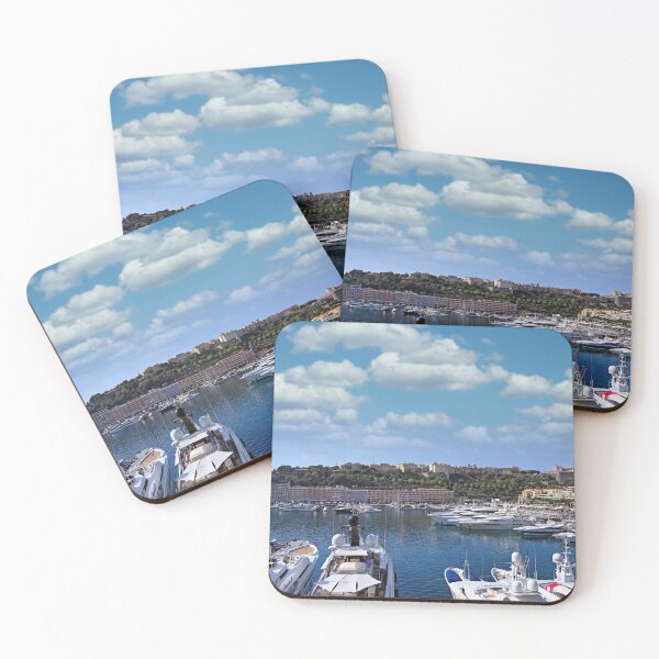 Item preview, Port with luxury yachts and sailboats in Monte Carlo Monaco  designed and sold by goceris.