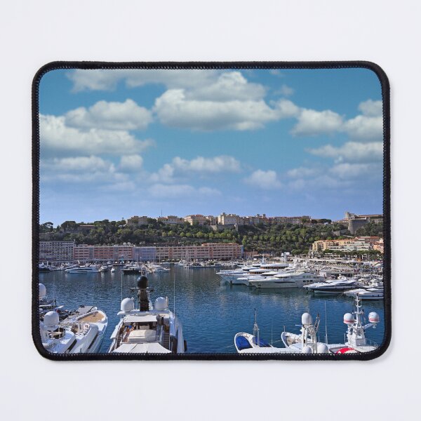 Item preview, Port with luxury yachts and sailboats in Monte Carlo Monaco designed and sold by goceris.