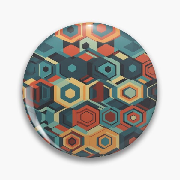 Item preview, Creative Hexagon Geometry Modern Art  designed and sold by DigitalOPrints.