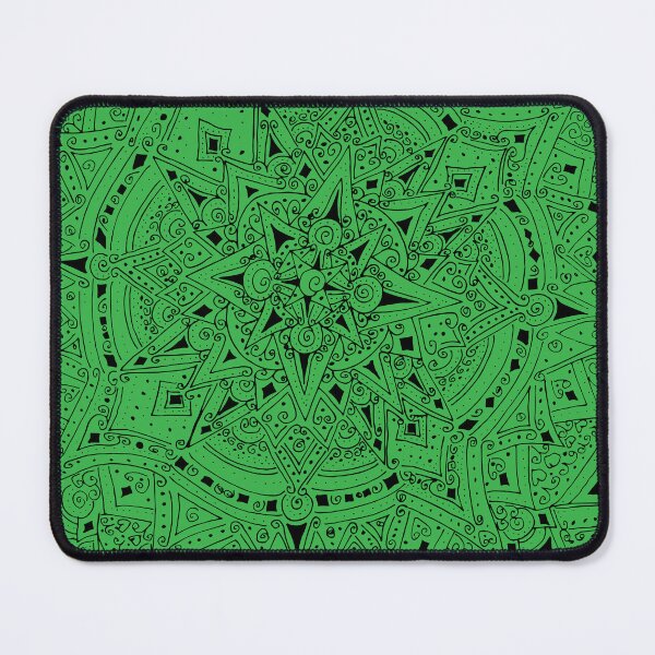 Item preview, Dream of Summer in Black on Green designed and sold by Fascinated By Pattern Virginia Everett.