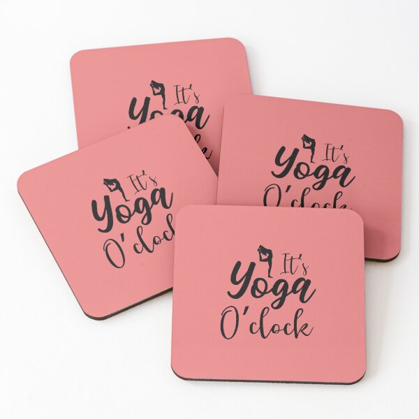 Item preview, Yoga Saying Its Yoga O' Clock Motivational Quote designed and sold by SoccaTamam.