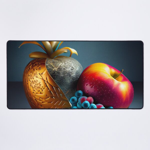 Artikelvorschau, The Unassuming Fruit and Its Silver Companion Digital Painting entworfen und verkauft von CodeAndColors.