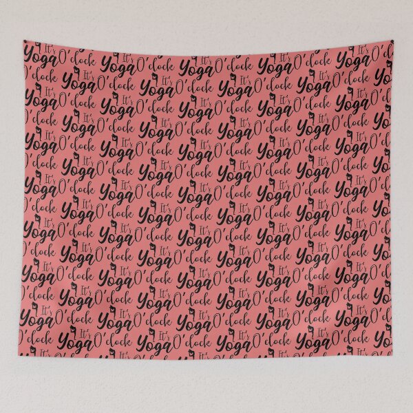 Item preview, Yoga Saying Its Yoga O' Clock Motivational Quote designed and sold by SoccaTamam.