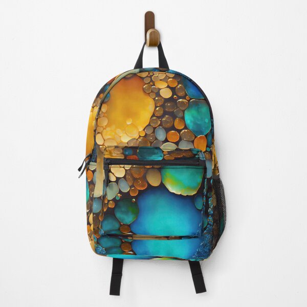 Artikelvorschau, Pointillism seaglass golden streams abstract entworfen und verkauft von Piotrek0001.