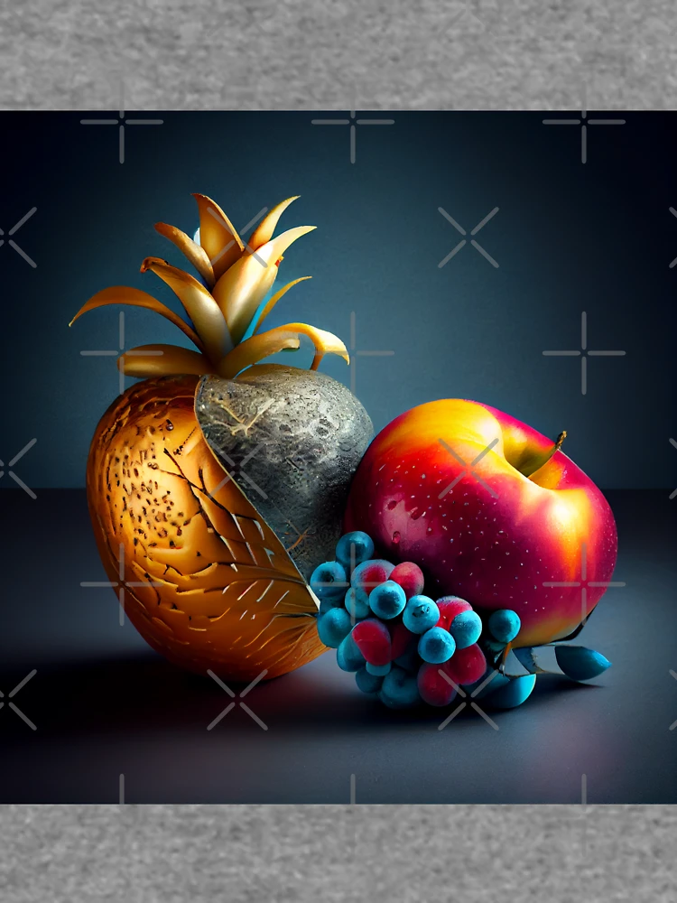 Thumbnail 6 von 6, Leichter Pullover, The Unassuming Fruit and Its Silver Companion Digital Painting designt und verkauft von CodeAndColors.