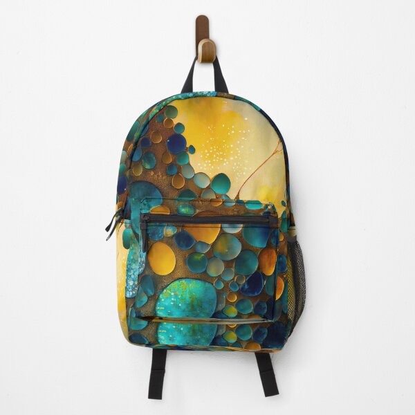 Item preview, Pointillism seaglass golden streams abstract designed and sold by Piotrek0001.