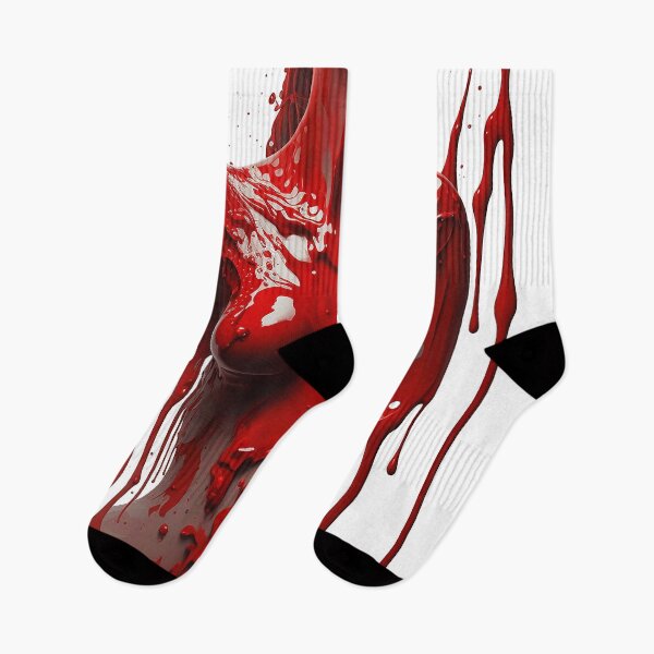 Item preview, Abstract Portrait of a Woman as a liquid red paint silhouette designed and sold by ManuelAndreas.