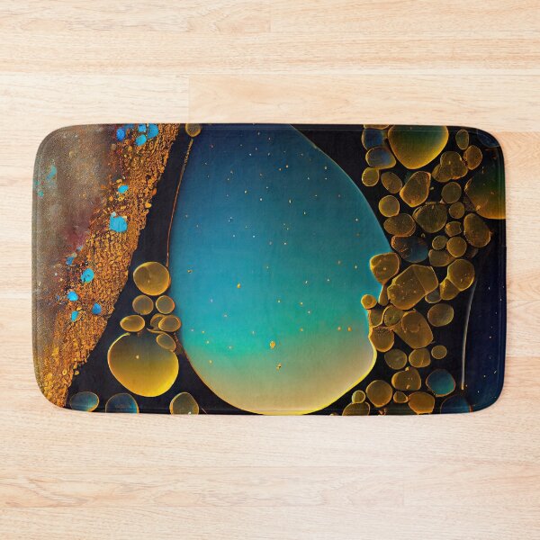 Item preview, Pointillism seaglass golden streams abstract designed and sold by Piotrek0001.