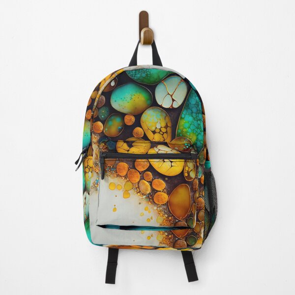 Item preview, Pointillism seaglass golden streams abstract designed and sold by Piotrek0001.