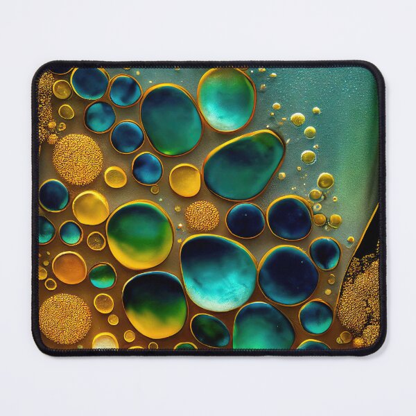 Item preview, Pointillism seaglass golden streams abstract designed and sold by Piotrek0001.
