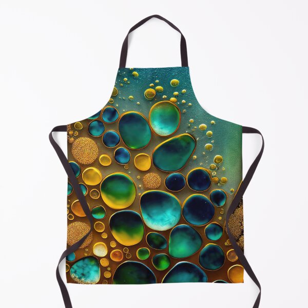 Aperçu de l'œuvre Pointillism seaglass golden streams abstract créée et vendue par Piotrek0001.