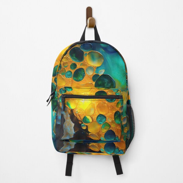 Item preview, Pointillism seaglass golden streams abstract designed and sold by Piotrek0001.