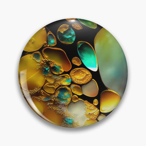 Artikelvorschau, Pointillism seaglass golden streams abstract entworfen und verkauft von Piotrek0001.