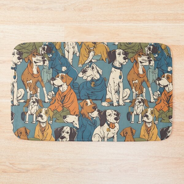 Item preview, Waggin' in Style: A Cartoon Canine Collection designed and sold by kennyferg.