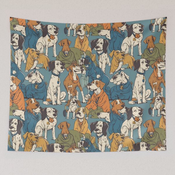 Item preview, Waggin' in Style: A Cartoon Canine Collection designed and sold by kennyferg.