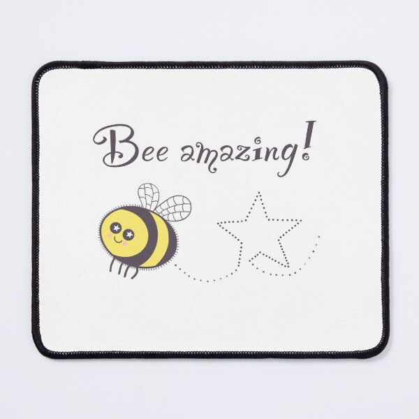 Item preview, Bee Amazing on white designed and sold by QuirkyBeez.