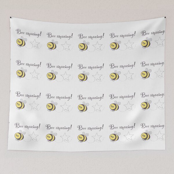 Item preview, Bee Amazing on white designed and sold by QuirkyBeez.