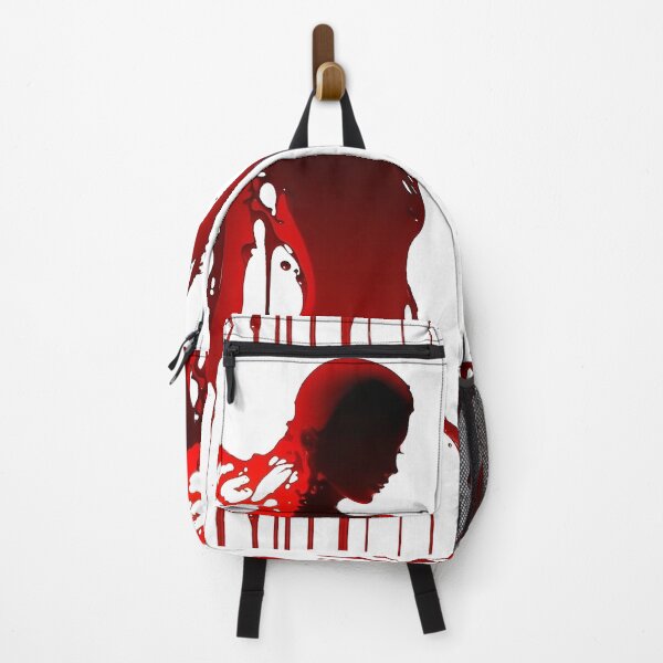 Item preview, Abstract Portrait of a Woman as a liquid red paint silhouette designed and sold by ManuelAndreas.