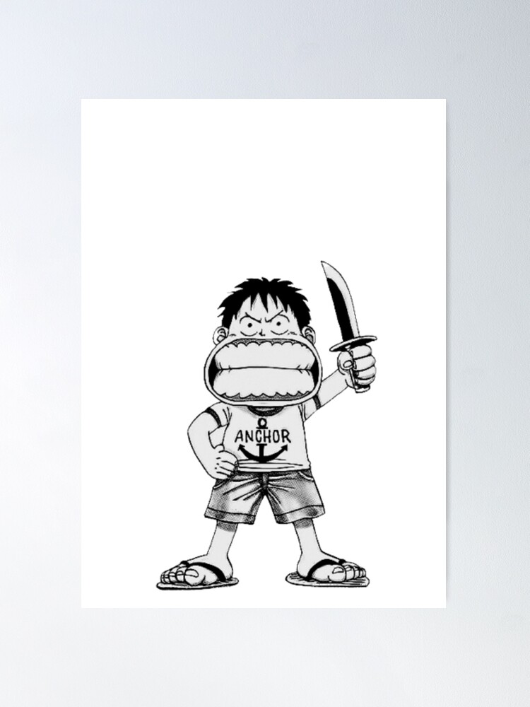 One Piece Parody Black Boys Kids Tank Top - Eiichiro Yoda drawing Luffy  upside down. (Funny One Piece Parody - High Quality Tank Top - Size 1058 -  Ref : 1058)