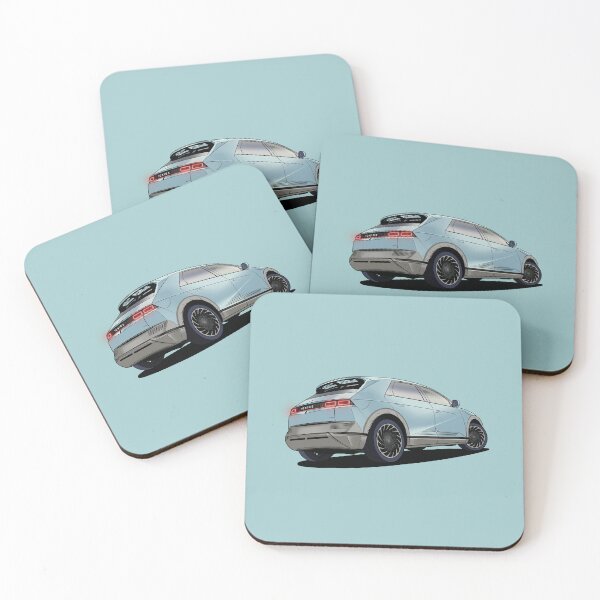 Item preview, Hyundai Ioniq 5 Electric Car in Lucid Blue designed and sold by Webazoot Industries - Car Art.