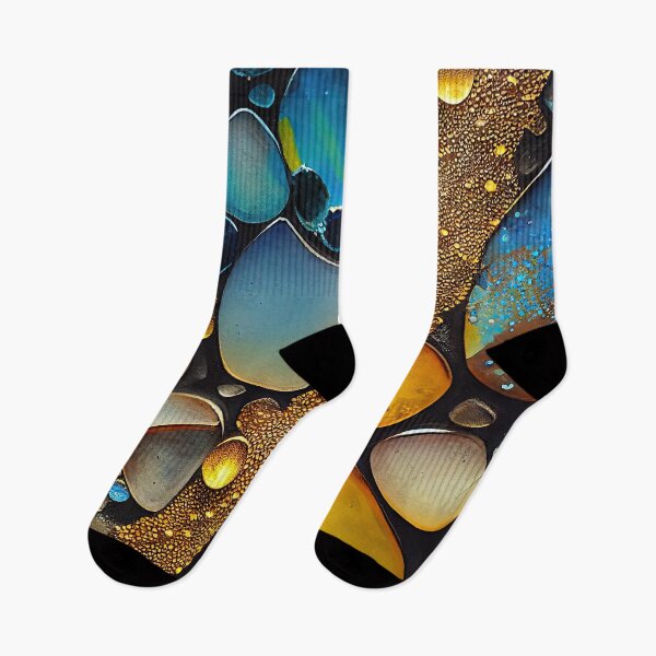 Artikelvorschau, Pointillism seaglass golden streams abstract entworfen und verkauft von Piotrek0001.