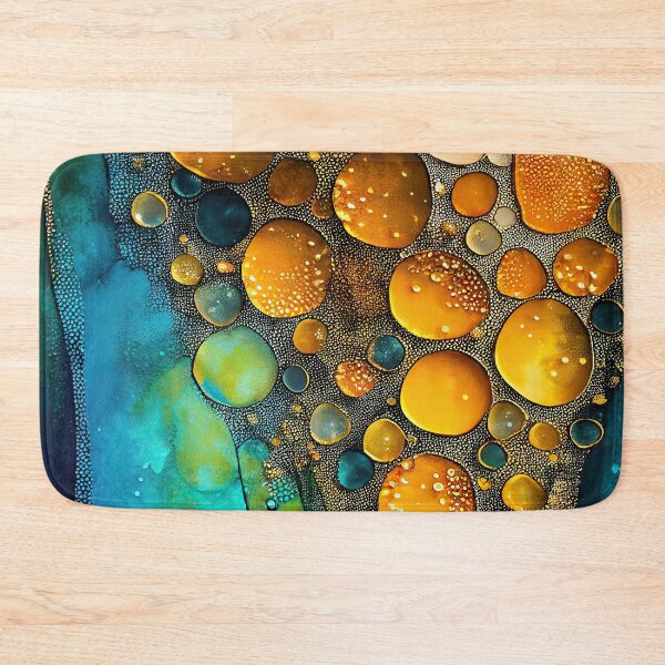 Item preview, Pointillism seaglass golden streams abstract designed and sold by Piotrek0001.