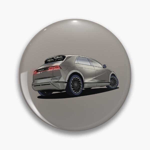 Item preview, Hyundai Ioniq 5 Electric Car in Shooting Star Gray designed and sold by Webazoot Industries - Car Art.