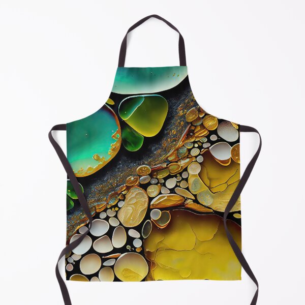 Item preview, Pointillism seaglass golden streams abstract designed and sold by Piotrek0001.