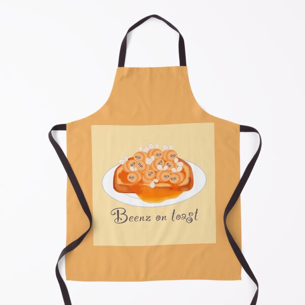 Item preview, Beenz on toast on yellow designed and sold by QuirkyBeez.