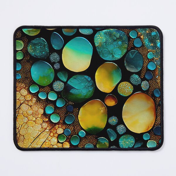Artikelvorschau, Pointillism seaglass golden streams abstract entworfen und verkauft von Piotrek0001.