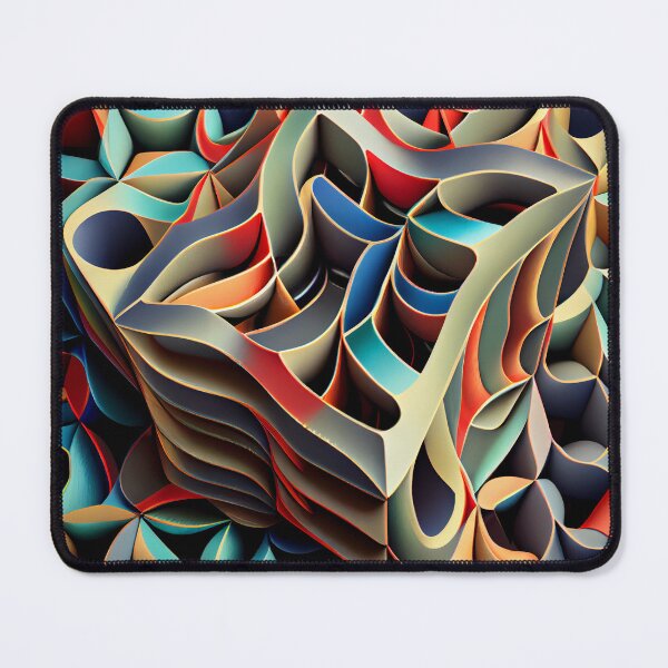 Item preview, Three Dimensional Cool Pattern Digital Painting designed and sold by CodeAndColors.