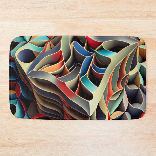 Item preview, Three Dimensional Cool Pattern Digital Painting designed and sold by CodeAndColors.