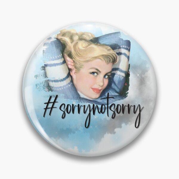 Item preview, Sorry not Sorry Vintage Pin-Up Blonde in Sweater designed and sold by PinUpPavilion.