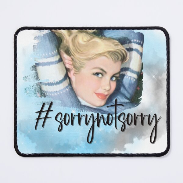 Item preview, Sorry not Sorry Vintage Pin-Up Blonde in Sweater designed and sold by PinUpPavilion.