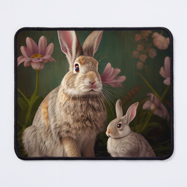 Item preview, Boogie Bunny and Mamma Digital Painting designed and sold by CodeAndColors.