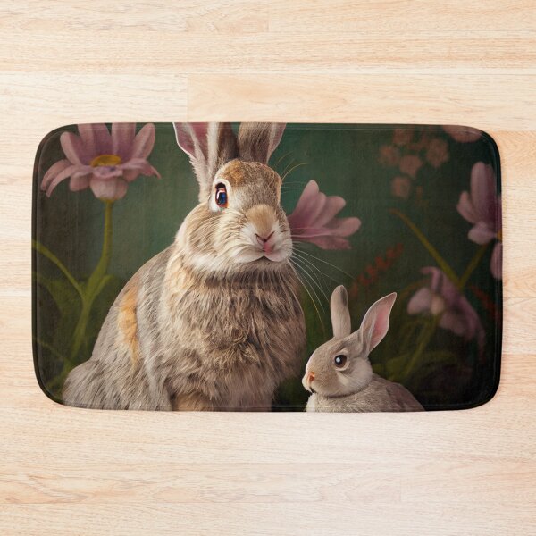Item preview, Boogie Bunny and Mamma Digital Painting designed and sold by CodeAndColors.