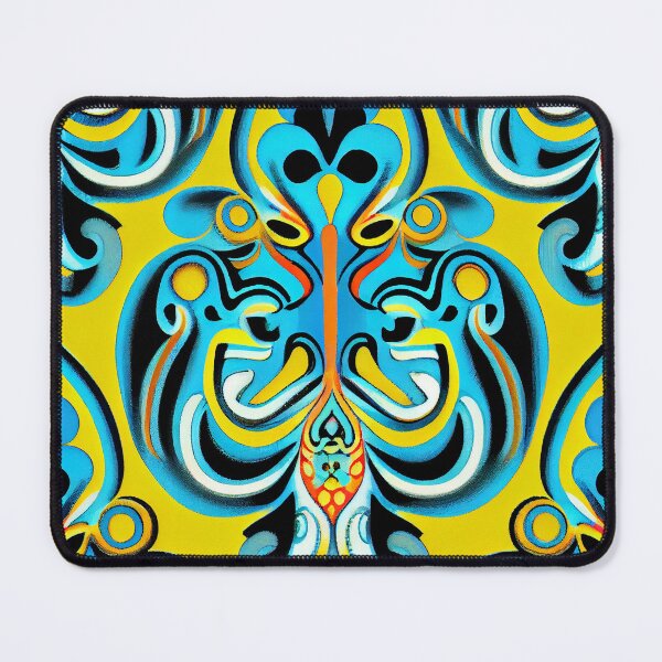 Item preview, Divine Happy Abstract Surreal Hollywood Regency Pattern Digital Painting designed and sold by CodeAndColors.