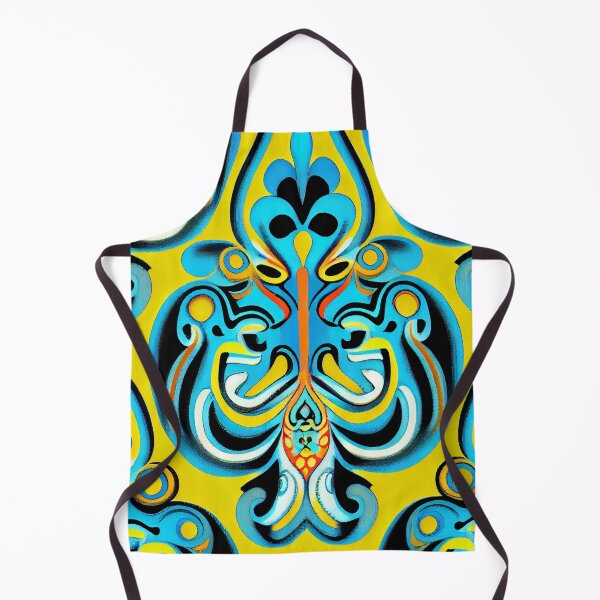 Item preview, Divine Happy Abstract Surreal Hollywood Regency Pattern Digital Painting designed and sold by CodeAndColors.