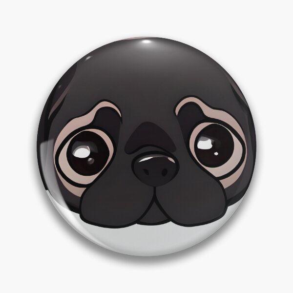 Item preview, Pug lindo. Pug de dibujos animados. Carlino animado. Pug mamá designed and sold by Doggymadness.